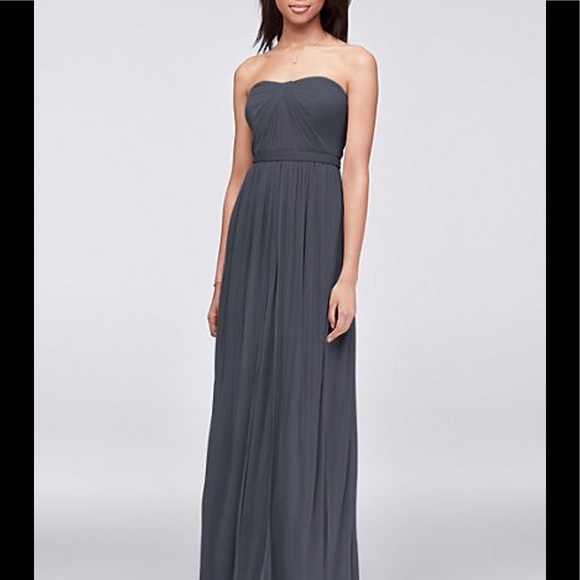 Versa Convertible Mesh Bridesmaid Dress - Picture 2 of 4